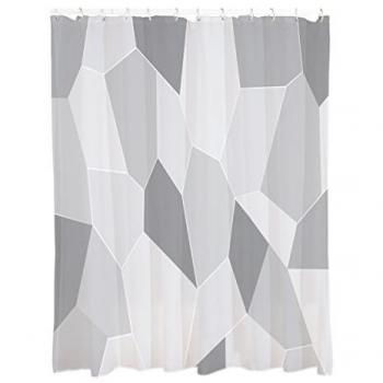 Rideau d’ombrelle polyester MSV 180x200 cm Gris – Qualité Premium, anneaux inclus