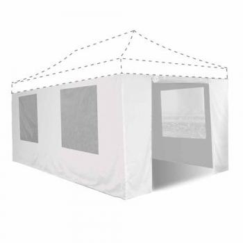 Cubierta Plegable 3x6 m – Paquete de 4 Paneles Blancos
