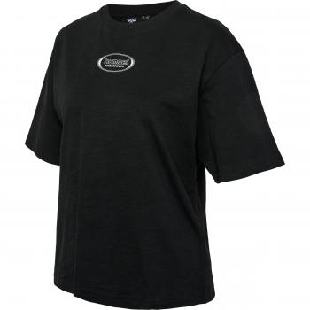 Hummel Women's Tammy Legacy Black T-shirt Short Sleeve XS