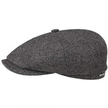 Hatteras Wool Flat Cap, Size 57 cm, Colour Grey