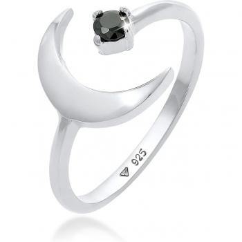 Gioiello a Mezzaluna con Zirconi in Argento Sterling 925