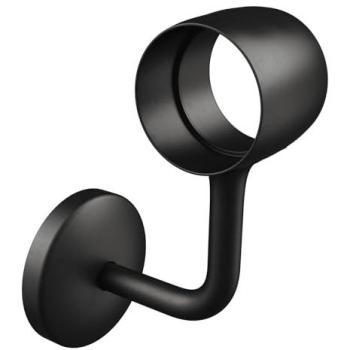 Rothley 40 mm Contemporary Stair Handrail Wall Bracket – Matte Black