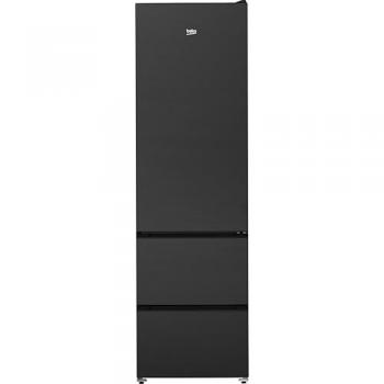 Beko GNE4603VA 2‑in‑1 Fridge & Freezer – Dark Grey & Silver Design