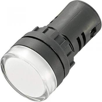 TRU Components LED-Signallicht 12V Weiß AD16-22DS/12V/W