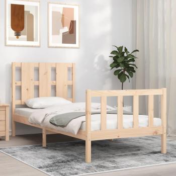 Lit en bois 100x200 cm sans matelas