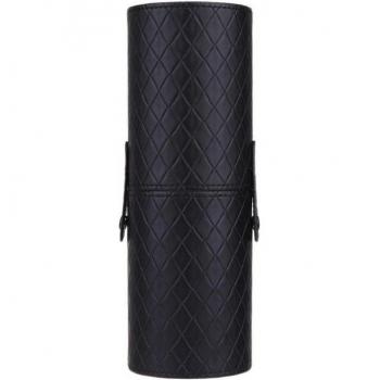 Tasse de Stockage Cuir PU Cosmétique Noir