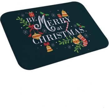 QIFU Flannel Christmas Door Mat