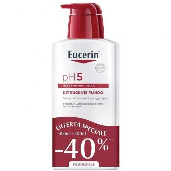 Eucerin bipacco ph5 fluido detergente 400 ml + 400 ml