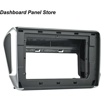 Panel de instalación para coche Peugeot, 10.1, 2Din, soporte biselado para CD/DVD/GPS