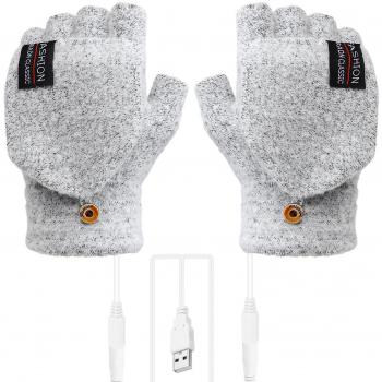 Gants USB réchauffants pour clavier