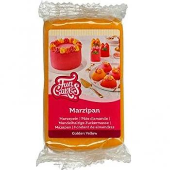 FunCakes Pâte d’amande Verte: Facile à utiliser, goût délicieux, flexible et lisse, facile à dérouler, fin et ferme, parfait pour la décoration de gâteaux, halal, casher et sans gluten. 250 g