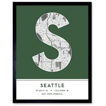 Modern Washington Letter Art