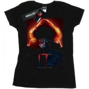 It Chapter 2 Girls Pennywise Poster Cotton Apparel XL Black