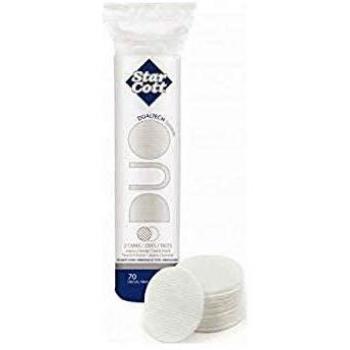 Star Cott Double-Sided Cotton Makeup Remover Discs (70 Count)