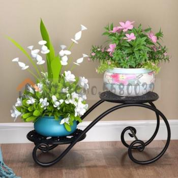 Mini pot de fleurs avec support élégant