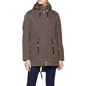 VAUDE Parka Wo Manukau, mujer, talla 44, color marrón