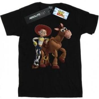 T-shirt nera da uomo Disney Toy Story 4 Jessie e Bullseye