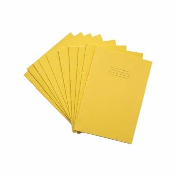 Rhino 8 mm Rule Yellow A4 Exercise Pad, 80 Pages – Bulk Pack of 50
