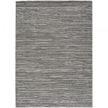 Tapis Moderne à Relief Gris 120x170 cm