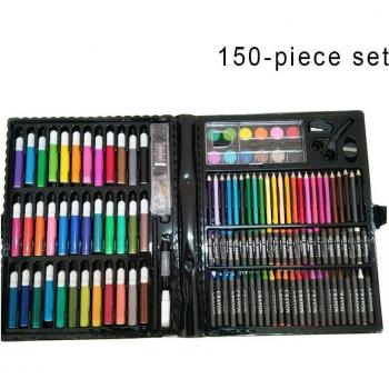 Juego de dibujo con lápices y crayones 150 Uds