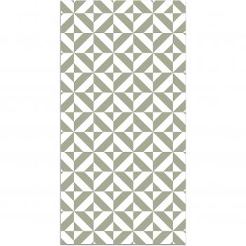 Tapis Moderne en Vinyle Vert 120x170 cm