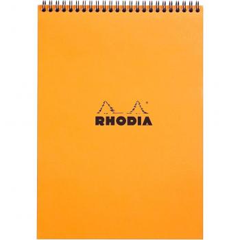 Rhodia 18500C Cuaderno A4 Cuadricula 5x5mm Naranja