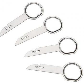 Outils d'extraction autoradio 7 cm