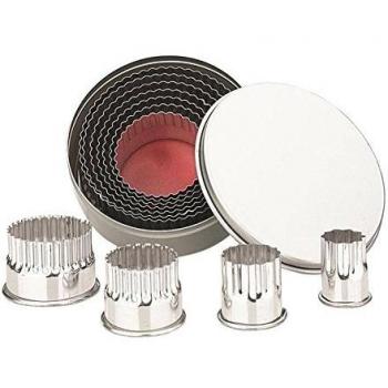 IBILI 7-Piece Cookie Cutter Set in Steel