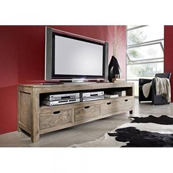 Möbelstück TV-Board NATURE GREY – 3 Schubladen, 1 Regal