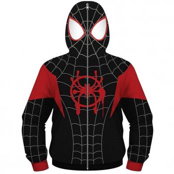 Hoodie Spider-Man Kids – Sweatshirt full zip Marvel, taille S (125–130 cm)