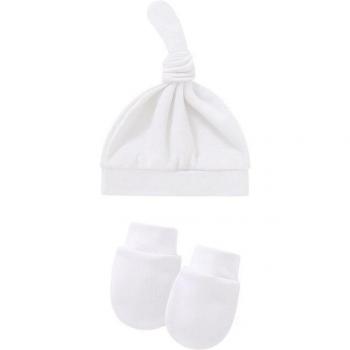 Newborn Bliss Set: Baby Hats & Mittens in Cotton
