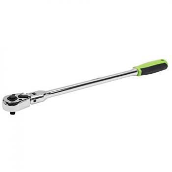 Sealey Siegen Ratchet Wrench 1/4Sq Drive Long Flexi-Head Flip Reverse