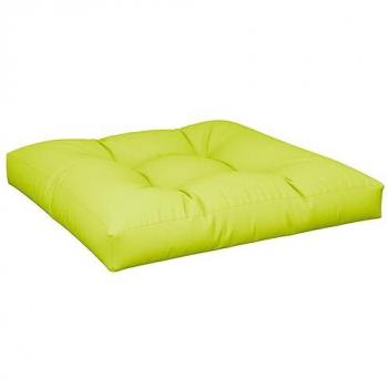 Cuscino per Pallet Verde Brillante 80x80x12 cm