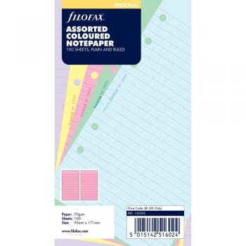 Recambio de Papel Filofax con Rayas