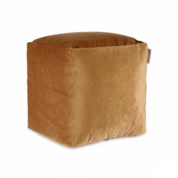 Puff Decor Beige Velluto