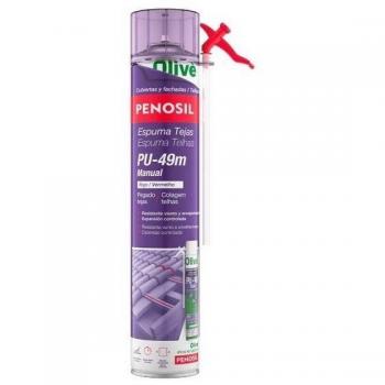 Espuma de poliuretano Penosil PU49 Tejas Gris 750 Ml