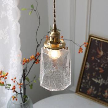 Wottes Designlampe „Glaslicht“ – E27, Messing, Café‑Bar‑Optik