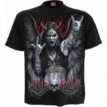 Spiral Direct Unisex Erwachsenen Rock Loud Oberteil Schwarz