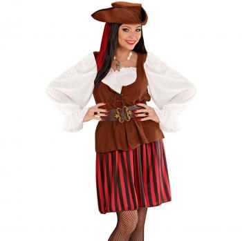 Ensemble pirate féminine XL marron – Widmann 5684H