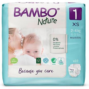 Pañales Bambo Nature para Recién Nacidos Talla 1 (22 unidades)