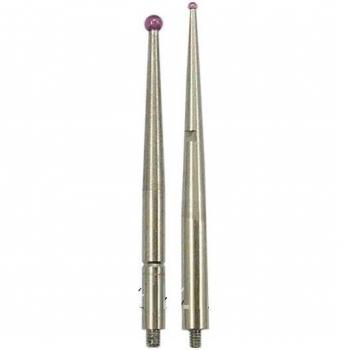 2pcs Red Jewel Needle Gauge Heads M1.4*1.0*L38, M1.4*2.0*L15 for Dial Indicator