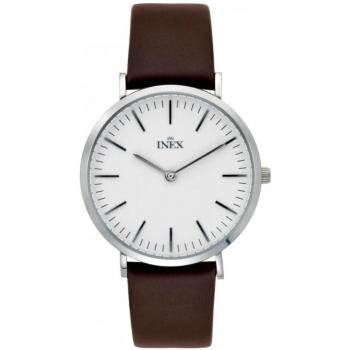 Brown Leather Strap Elegant Ladies Watch