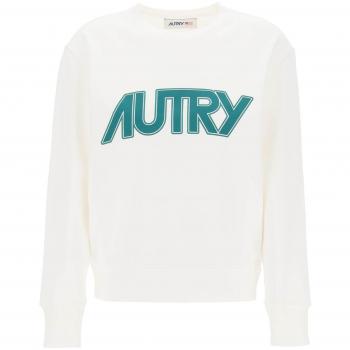 Felpa Autry Girocollo Donna Bianco M