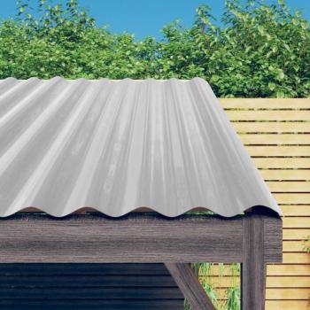 Cadres de toit en acier enduit poudre argenté 80x36 cm – pack de 12