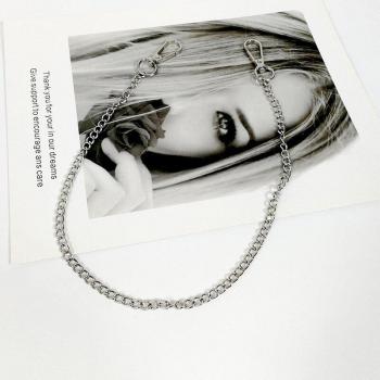 Unisex Silver Chain Waistband