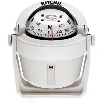 Ritchie Compass, Explorer Model, B-51W, Bracket Mount, White