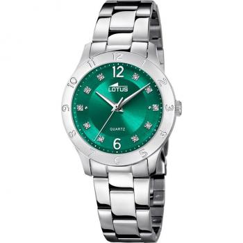Montre Lotus 18569/C avec Cadran Vert et Bracelet Acier