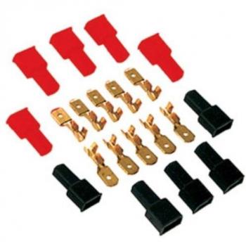 Kit di Connettori Faston Maschio 6,35 mm con Coprificatori