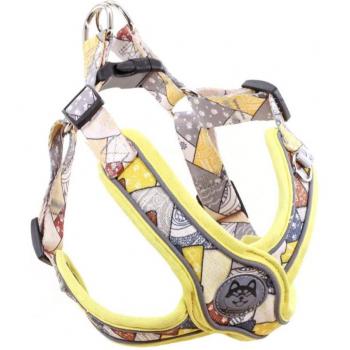 Delicate Print Dog Harness Anti-Lost for Small Medium Breeds