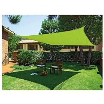 Tessuto Resistente Intermas M292829 Verde – Telone Candela Sombreo 3,6 x 3,6 m